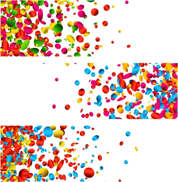 Colorido confeti brillante — Vector de stock