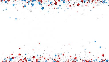 Beyaz arka plan ile renkli yıldız.