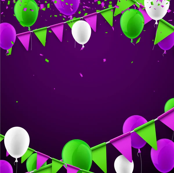Violet Fond festif — Image vectorielle