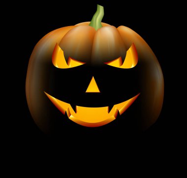 Cadılar Bayramı Balkabağı kartıyla