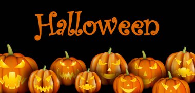 turuncu Cadılar Bayramı balkabakları