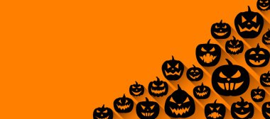 Cadılar Bayramı Balkabağı yüzler