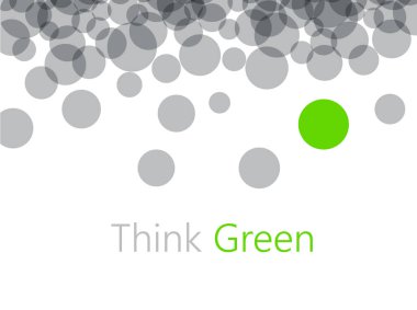 Yeşil afiş düşünüyorum