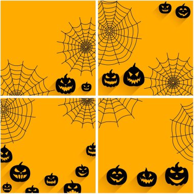 Cadılar Bayramı set afiş 