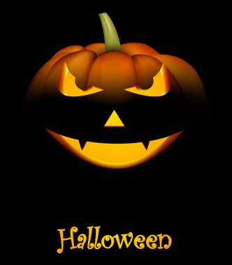 Cadılar Bayramı Balkabağı kartıyla