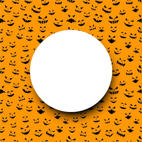 Twarze Halloween dynia — Wektor stockowy