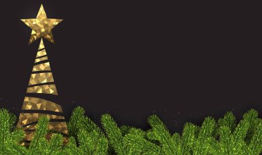 soyut Noel ağacı