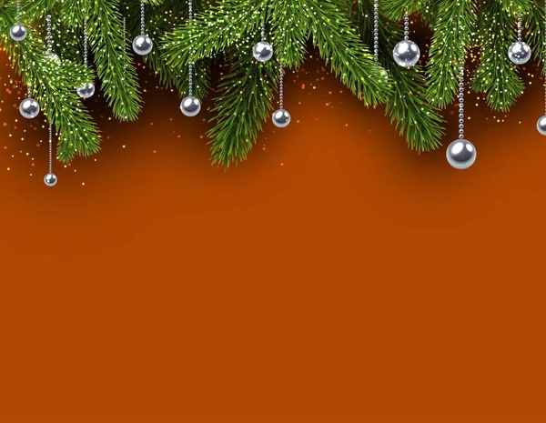 çam dalları ile arka plan.