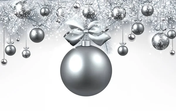 Gümüş Noel top.