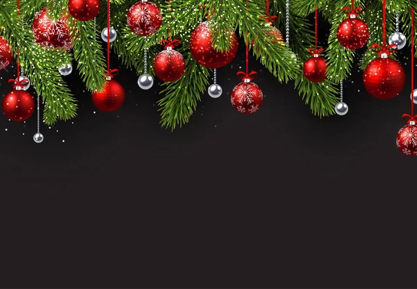 çam dalları ile arka plan.