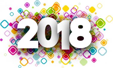 2018 yeni yıl Festival arka plan