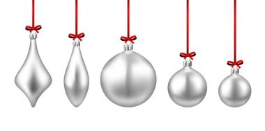 Beyaz Noel set topları