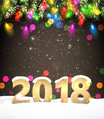 2018 yeni yıl Festival arka plan