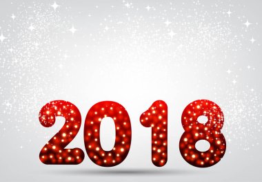 2018 yeni yıl Festival arka plan