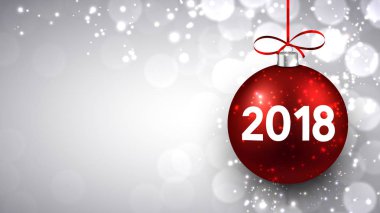 2018 yeni yıl bayram kartı