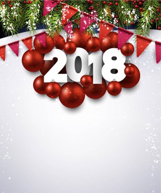 2018 yeni yıl Festival arka plan