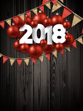 2018 yeni yıl Festival arka plan