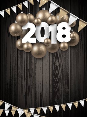 2018 yeni yıl Festival arka plan