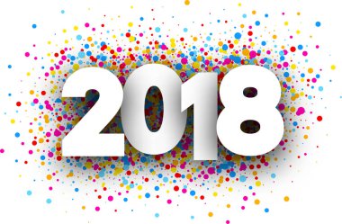 2018 yeni yıl Festival arka plan