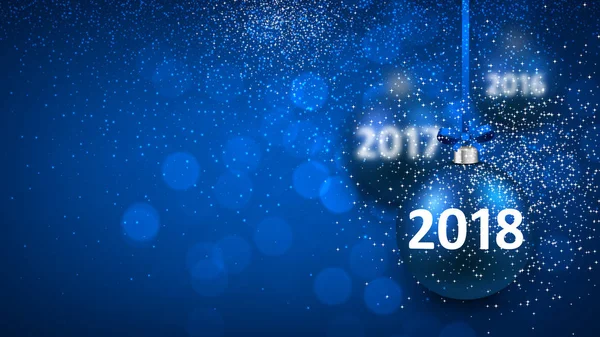 2018 新年喜庆背景 — 图库矢量图片