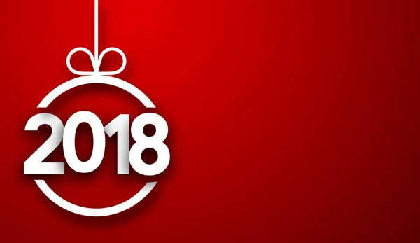 2018 新年喜庆背景 — 图库矢量图片