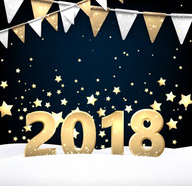 2018 yeni yıl Festival arka plan