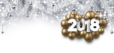 2018 yeni yıl Festival arka plan