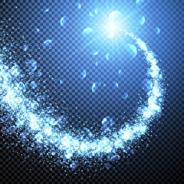 soyut mavi noel arkaplanı