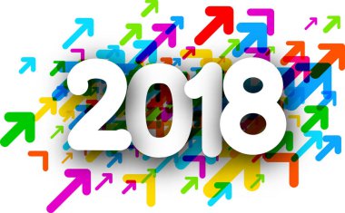 2018 yeni yıl Festival arka plan