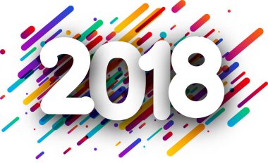 2018 yeni yıl Festival arka plan