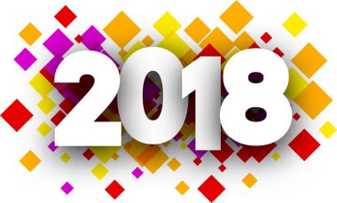 2018 yeni yıl Festival arka plan