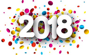 2018 yeni yıl Festival arka plan