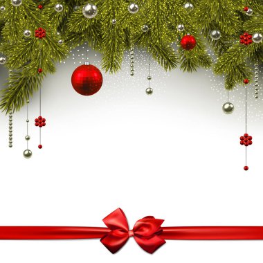 kırmızı saten yay ile arka plan