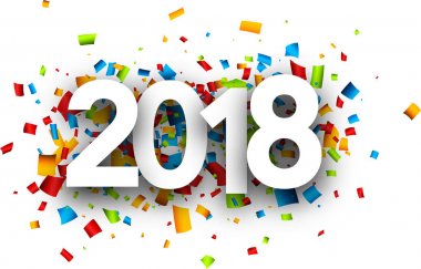 Festival arka plan üzerinde 2018 metin