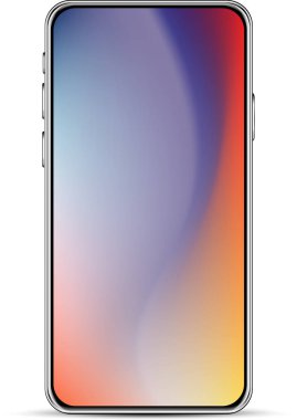 Modern smartphone şablonu