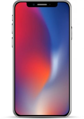 Modern smartphone şablonu