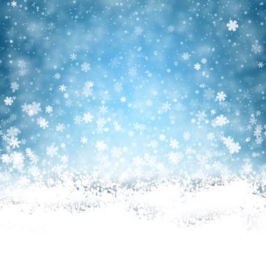 Renkli parlayan kış kar taneleri