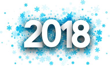 Beyaz 2018 kış kartı 