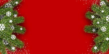 Yılbaşı çam dalları