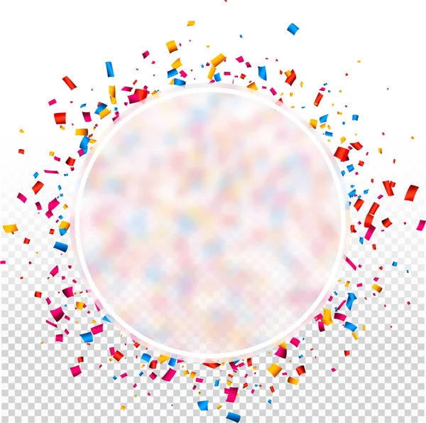 Año Nuevo confeti colorido . — Vector de stock