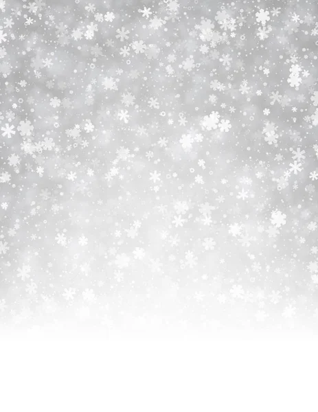 Färgglada lysande vinter snöflingor — Stock vektor