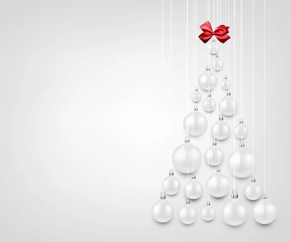 Блискучі новорічні кульки — стоковий вектор