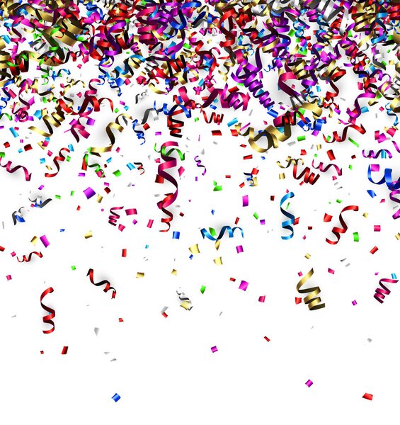 Colorful Christmas serpentine