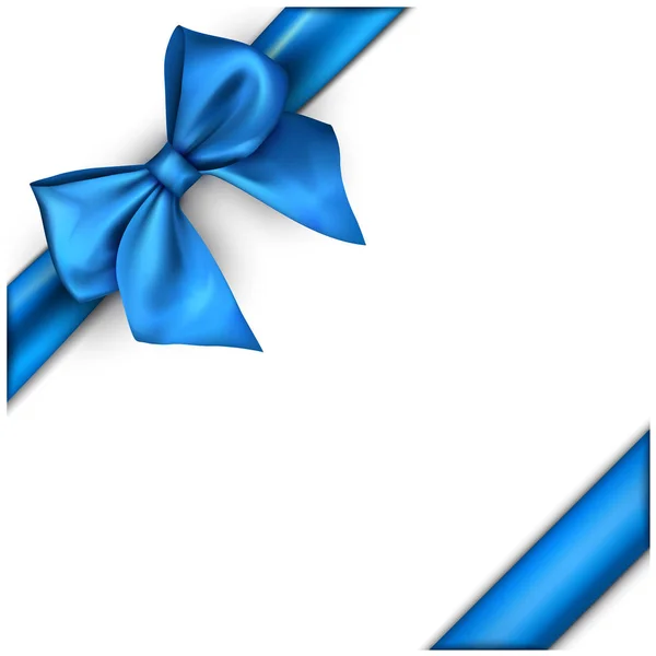 Fond de vacances blanc avec arc bleu . — Image vectorielle
