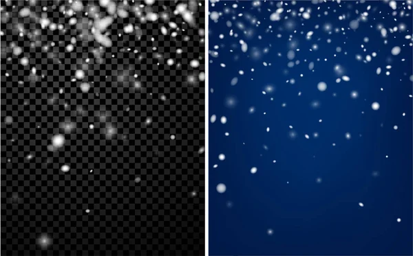 Blauw en grijs wazig winter banners — Stockvector