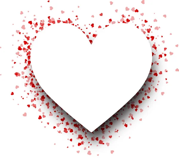 Καρδιά σχήμα φόντου — Διανυσματικό Αρχείο