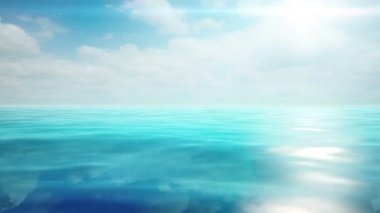 Mükemmel deniz manzarası. Turizm ve doğa kavramı için harika. Benim diğer deniz manzarası ve sualtı animasyonlar göz atın