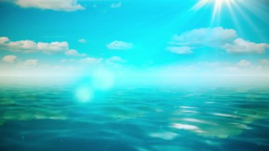 Mükemmel deniz manzarası. Turizm ve doğa kavramı için harika. Benim diğer deniz manzarası ve sualtı animasyonlar göz atın