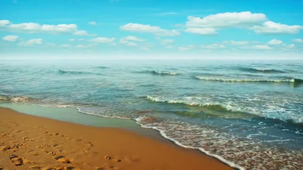 Perfekt marinmålning. Bra för turism och natur koncept. Kolla in min andra seascape och undervattens animationer — Stockvideo