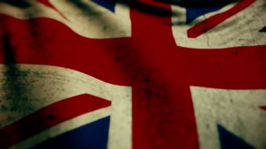 İngiltere rüzgarda sallayarak güzel bayrak